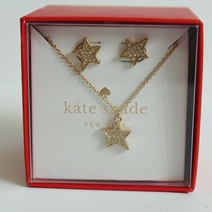 NWT Kate Spade Twinkle Star Earring & Neck…